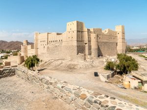 Bahla Fort at the foot of the Djebel Akhdar in Sultanate of Oman